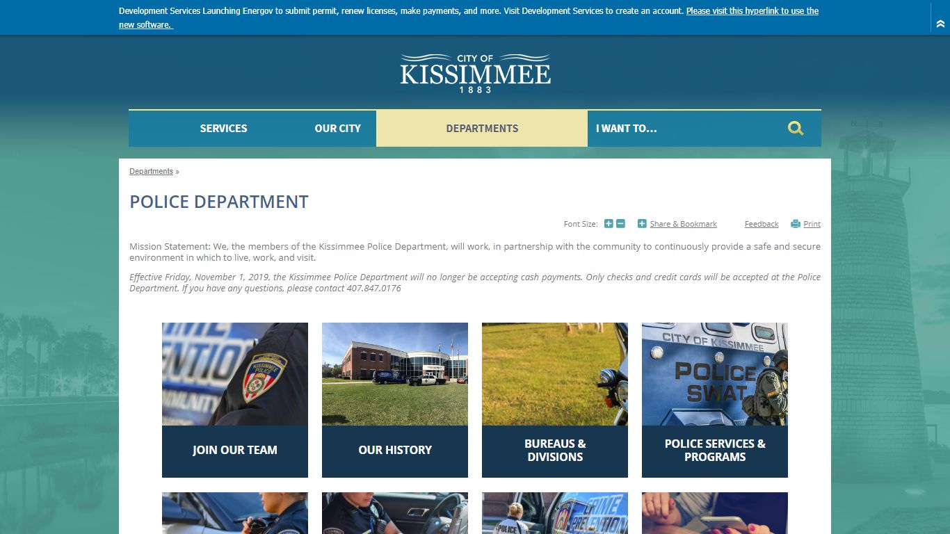 Police Department | City of Kissimmee, FL