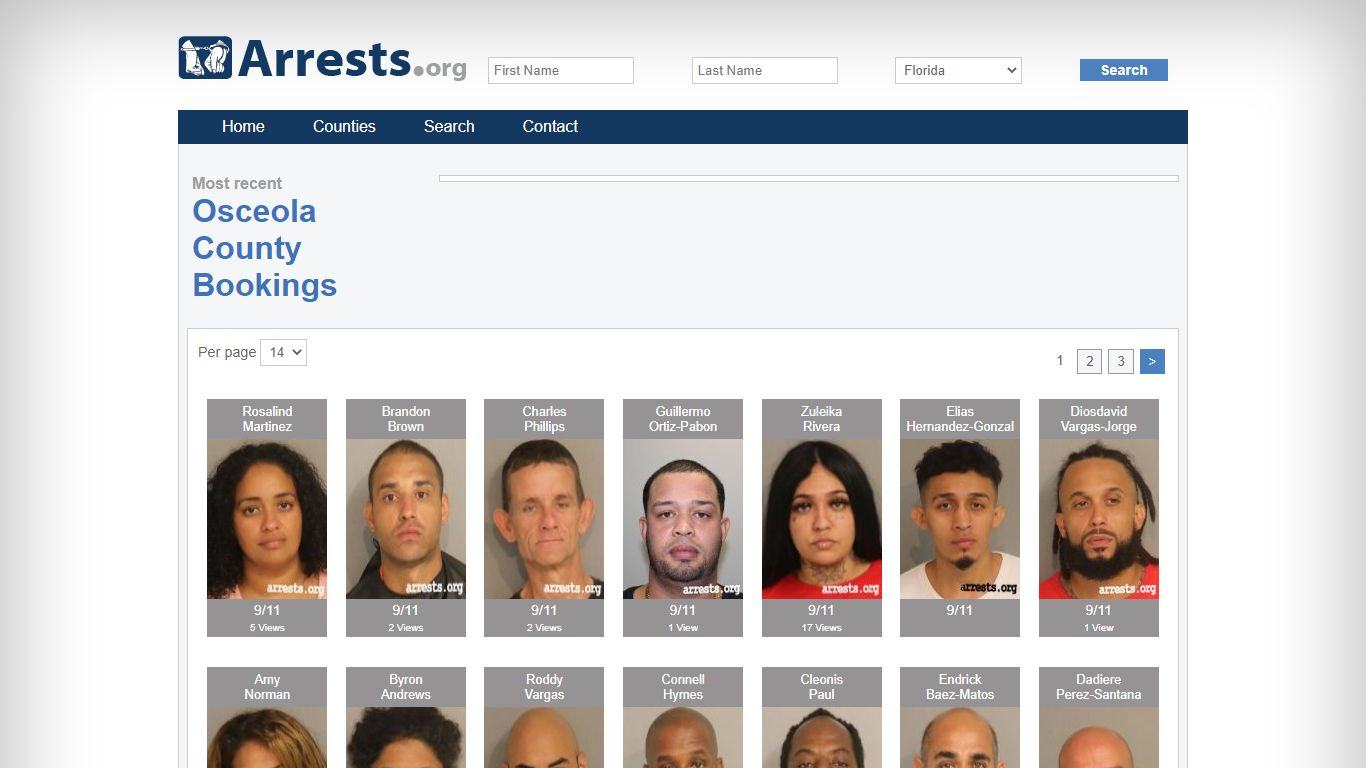 Osceola County Arrests and Inmate Search